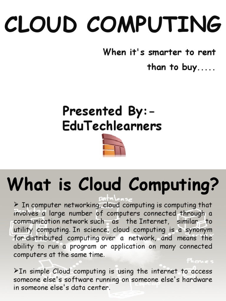 Cloud Computing | PDF | Cloud Computing | Information And ...