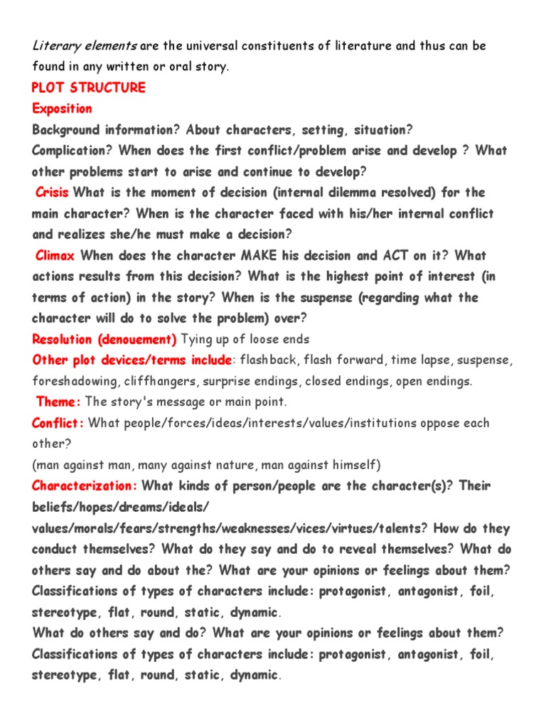 Method of Analysing A Story | PDF | Plot (Narrative) | Narration