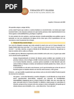 Carta 1. en Ocasiã N de La Crisis Sanitaria Por Coronavirus