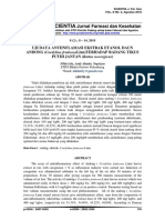 Uji Daya Antiinflamasi Ekstrak Etanol Daun Andong 1