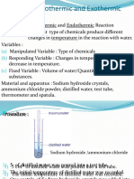 Peka - Endothermic and Exothermic Reaction