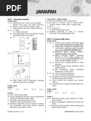 Jawapan Modul Aktiviti Pintar Cerdas Sains Tahun 5 Pdf