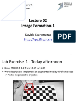 Institute of Informatics Image Formation Lecture