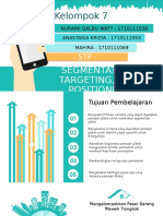 Segmentasi Targeting Positioning (STP) - Kelompok 7