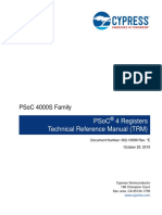 PSoC 4000S FAMILY PSoC R 4 REGISTERS TECHNICAL REFERENCE MANUAL TRM
