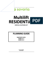 VPL Savaria Multilift Planning Guide Residential