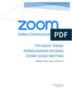 Manual Penggunaan Zoom Web Conference PDF