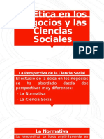 06 - La Ética y Las Ciencias Sociales