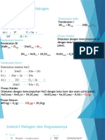 Pembuatan Unsur Halogen