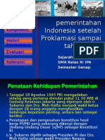 3.PEMERINTAHAN RI PASCA PROKLAMASI - Tahun 1949