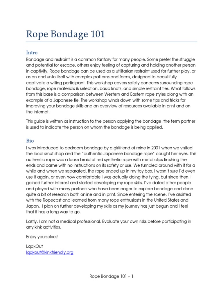 Rope PDF | PDF
