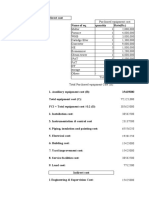 Cost Estimation Transpek