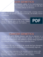 Cancer Genetics Explained in 40 Characters