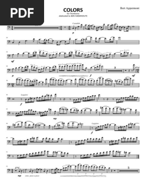 COLORS For Trombone | PDF