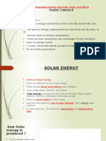 Renewable Energy Sources-Solar and Wind