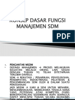 Bab 1-Konsep Dasar Fungsi Manajemen SDM-2018