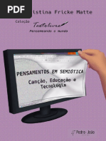 Ana Cristina Fricke Matte - Pensamentos Em Semiótica