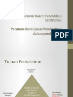 Topik 2 Peranan Dan Tujuan Pentaksiran Dalam Pendidikan Ooi