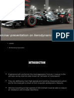 Seminar Presentation On Aerodynamics of F1 by 1609069