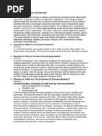 Derivatives Interview Questions