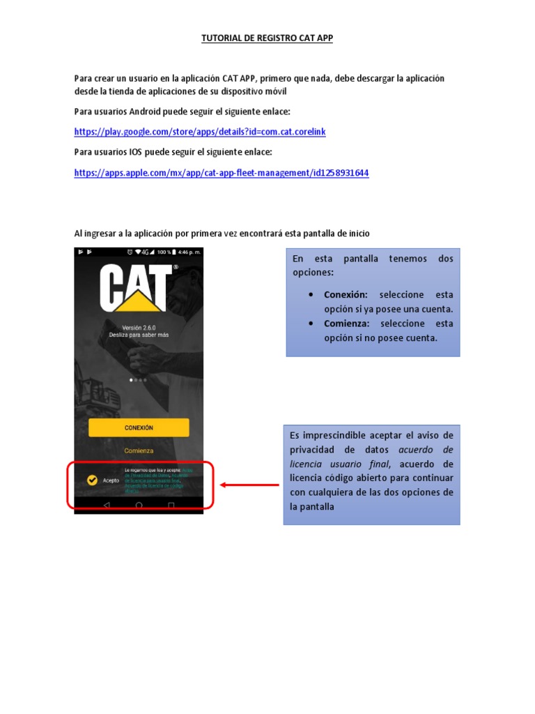 Tutorial CAT App PDF | PDF | Aplicación movil | Tecnología digital