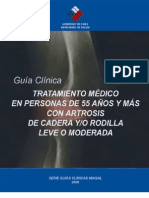 Artrosis de Cadera y Rodilla, Tto Médico