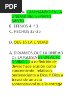 La Unidad Del Espíritu Santo