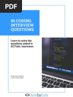 50 Coding Interview Questions V2