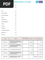 Account Statement