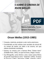 Reflexões Sobre o Cinema de Orson Welles