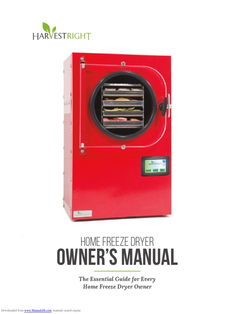 Home Freeze Dryer Pdf Freeze Drying Clothes Dryer