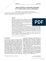 (1479683X - European Journal of Endocrinology) Effect of Exogenous Glucocorticoid On Osmotically Stimulated Antidiuretic Hormone Secretion and o PDF