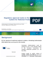 Regulatory Approval Routes in The European System For Medicinal Products PDF