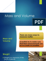 Mass and Volume PDF