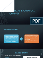 Physical & Chemical Change PDF