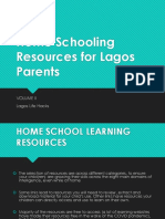 HomeSchool Learning For Lagos Parents