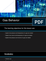 Gas Behavior PDF