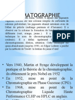 CHROMATOGRAPHIE