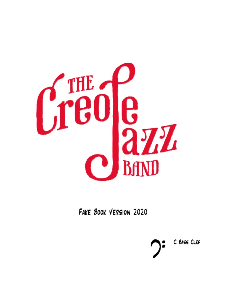 CJB Fakebook 2020 Bass Clef PDF PDF Lead Sheet Clef