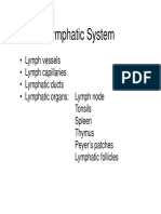 Lymphatic Tissue Physio PDF