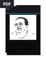 SOLID Software Design Principles and How Fit in A Microservices Architecture Design
