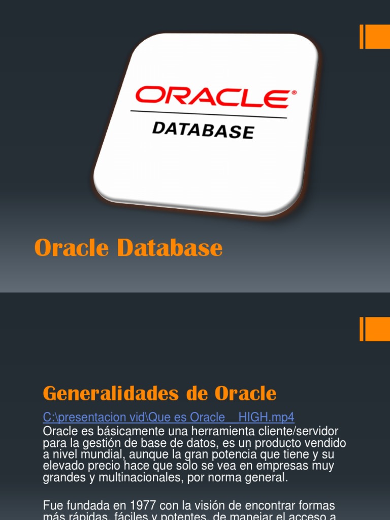 Oracle Database PDF | PDF | Oracle Corporation | Grupo de computadoras