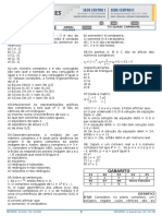 Matemática: Números Complexos e Equações