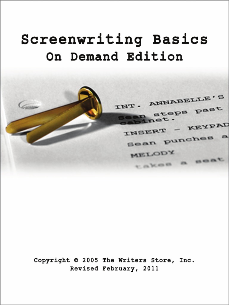Screenwriters University Screenwriting Basics Course PDF PDF