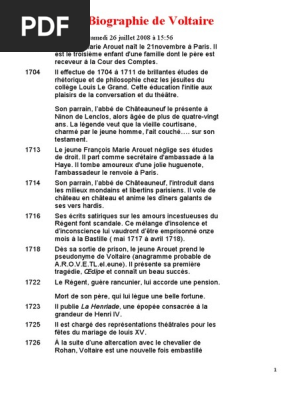 Voltaire 1717