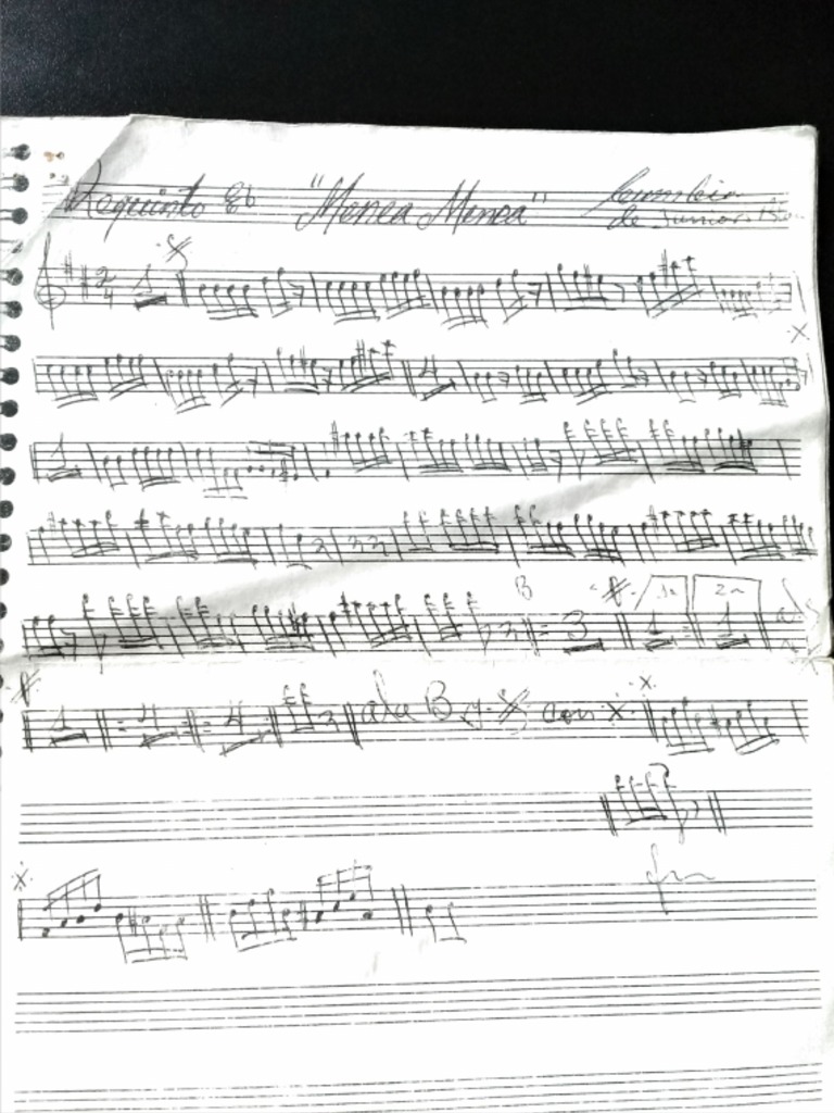Menea Menea - Sax Alto | PDF