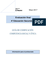 Evaluación final 4o ESO Mayo 2017