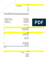 Activity cost analysis and product costing problems