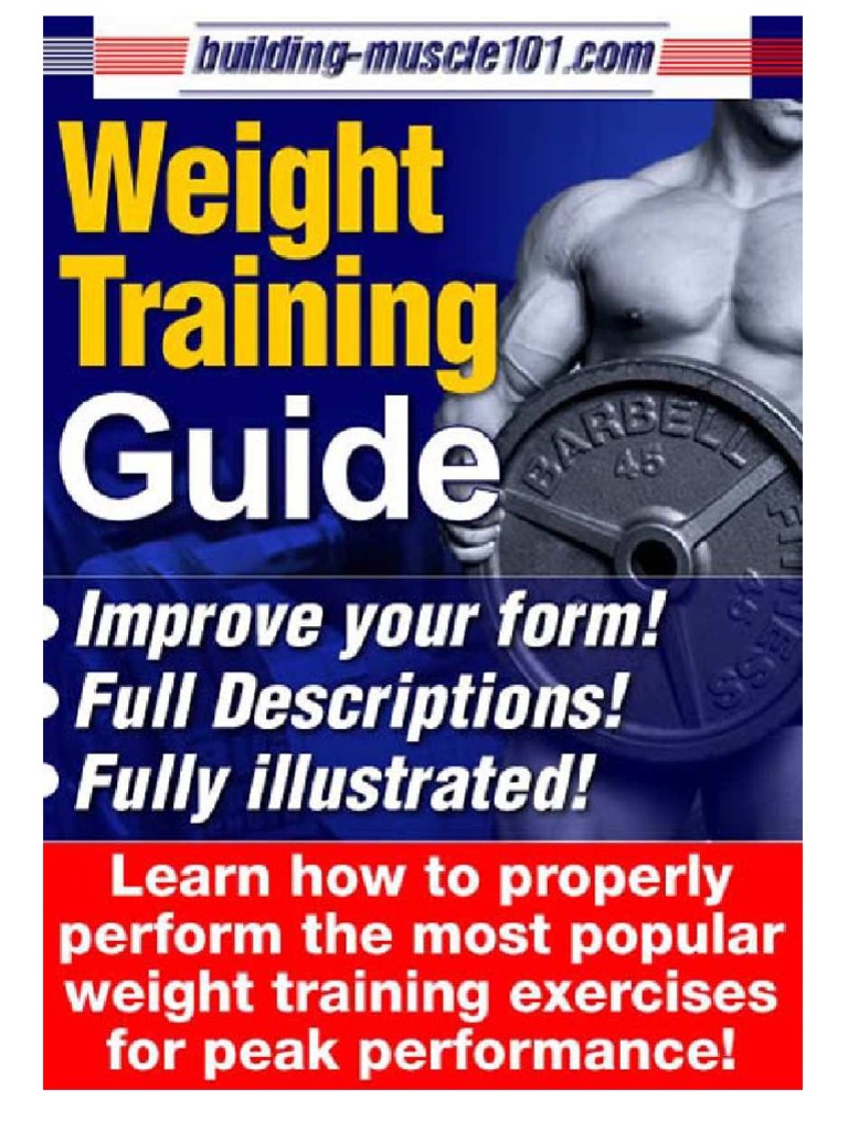 Weight Training Guide PDF | PDF | Anatomical Terms Of Motion | Weight ...