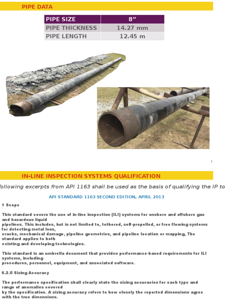 Pull Through Test | PDF | Pipeline Transport | Pipe (Fluid Conveyance)